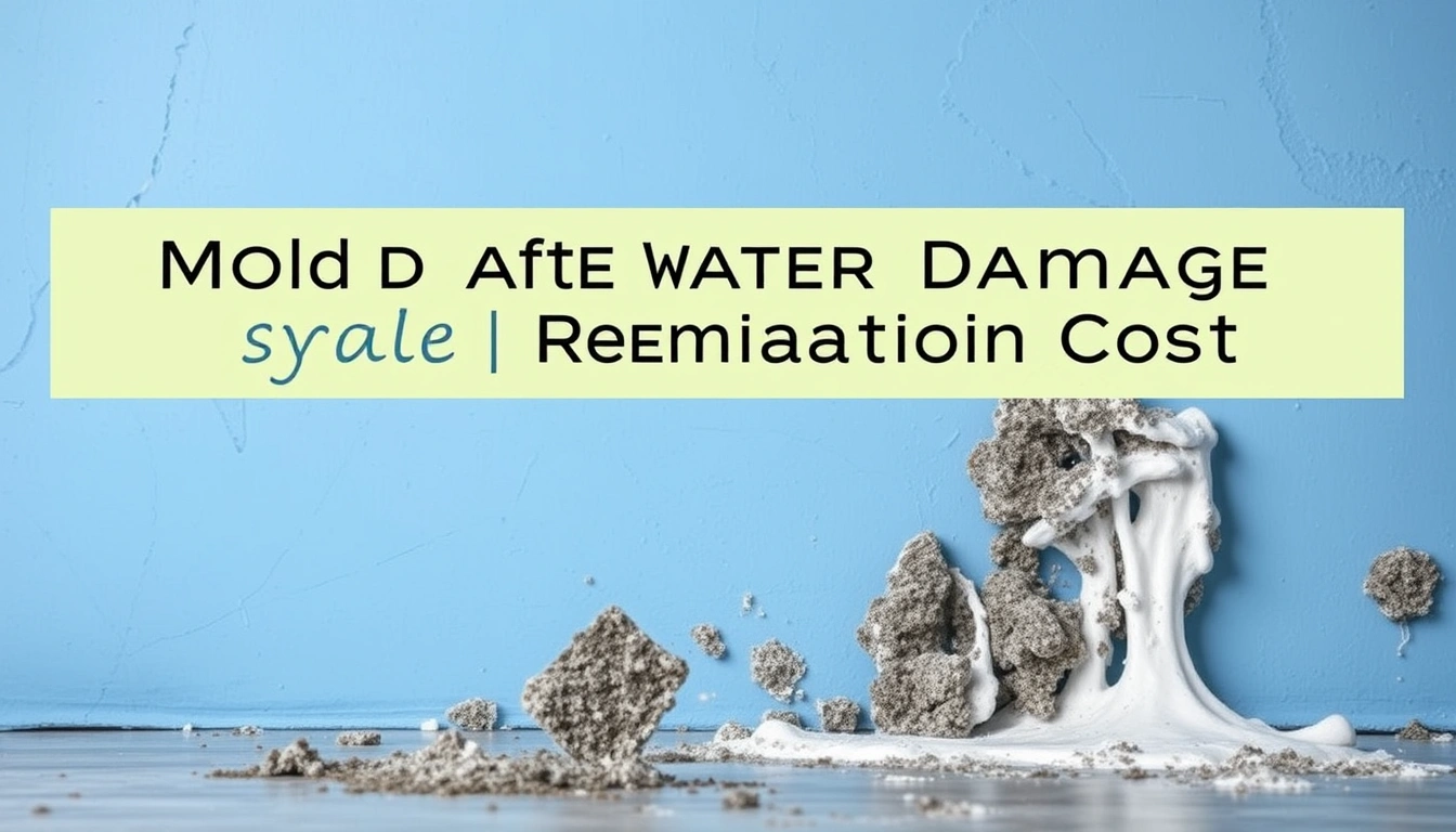mold after water damage remediation cost