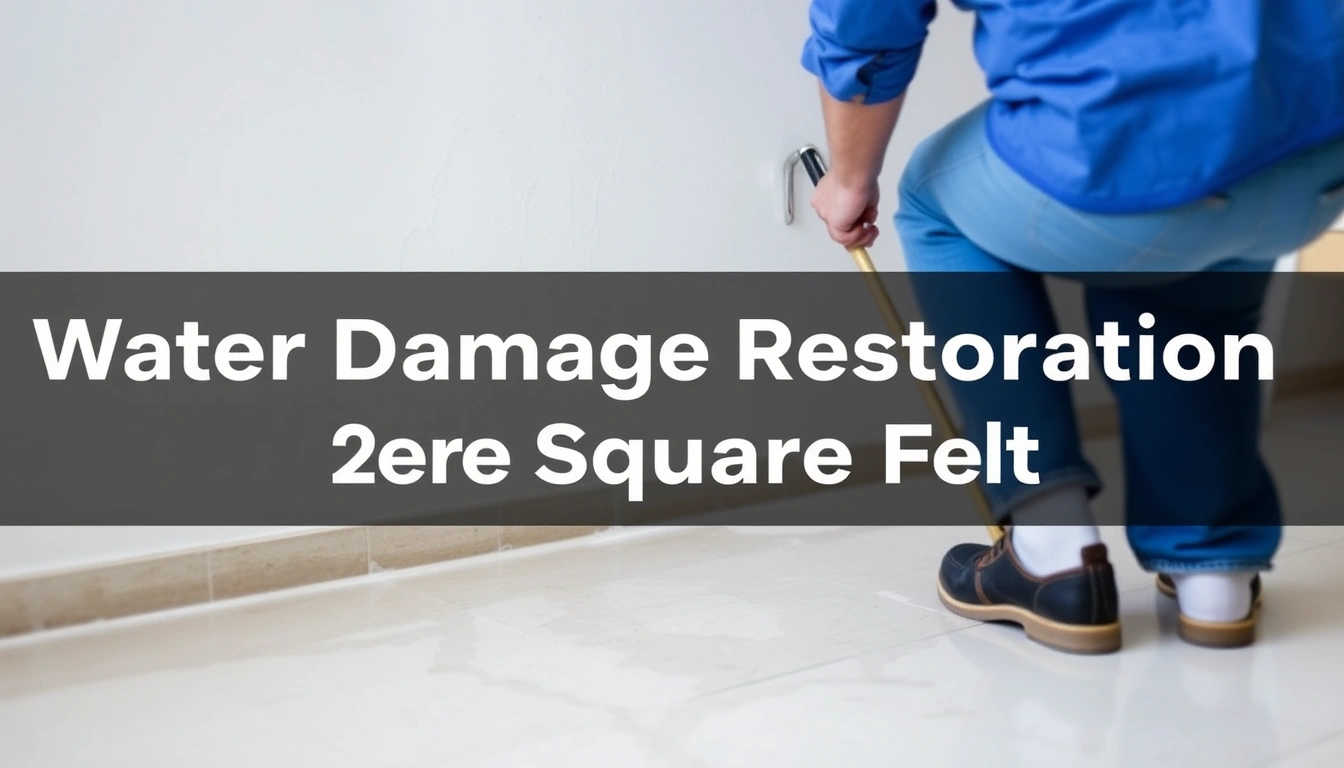 water damage restoration cost per square foot